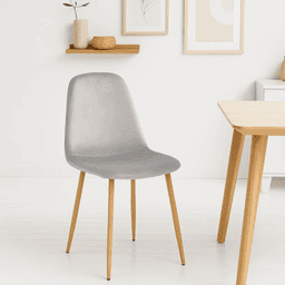 Silla Spoon Velvet - Gris