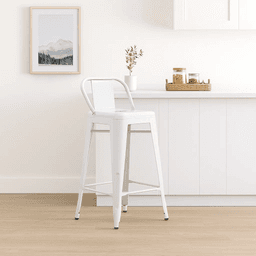 Taburete Tolix 64 cms - Blanco