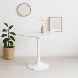 Mesa Tulip 80 cms MDF - Blanca