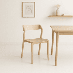 Silla de Comedor Madera Rover Viena Natural