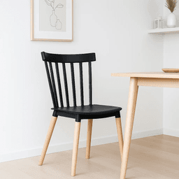 Silla Windsor - Negra (Caja de 4 unidades, precio unitario)