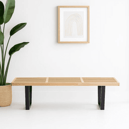 Banqueta George Nelson 160cm - Madera